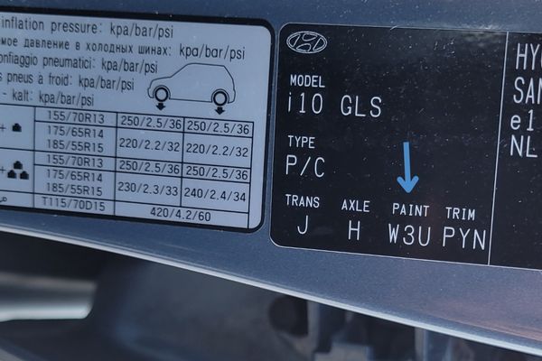 How to find the color code on your car