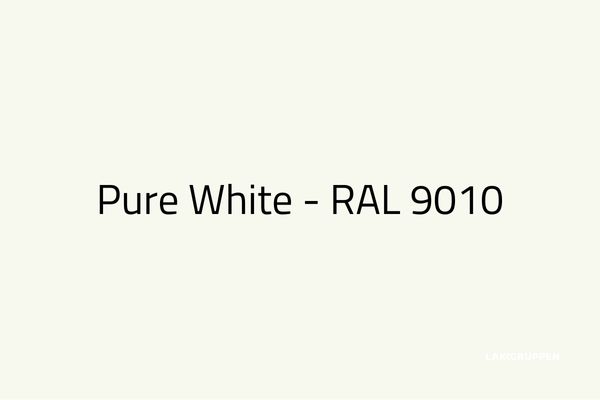 RAL 9010 and other shades of white